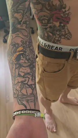 one piece tattoooo 😍😍😍 próximamente terminamos  amo one piece y tu??? #onepiece #luffy #zoro #nami #chopper #Frank #jimbe #ussop #sanji #brook #nicorobin 