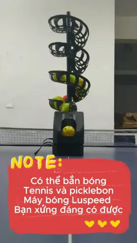 Máy bắn bóng đa năng giúp tập thể thao trở nên dễ dàng hơn khi tự luyện tập #tennis #pickleball #maybanbong #tdqshop