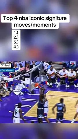 #CapCut Top 4 nba iconic signiture moves/moments #NBA #top4#basketball #signiture #list 