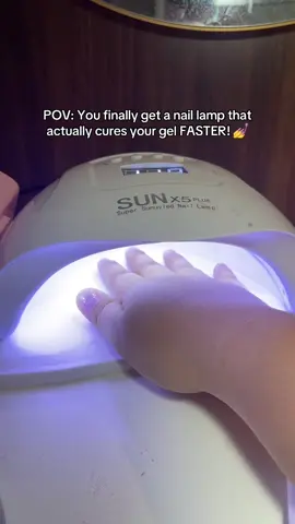 no more long waits!  #naillamp #naildryer #nailextentions #sunx5 #sunx5plus #fyp #foryoupage #foryou 