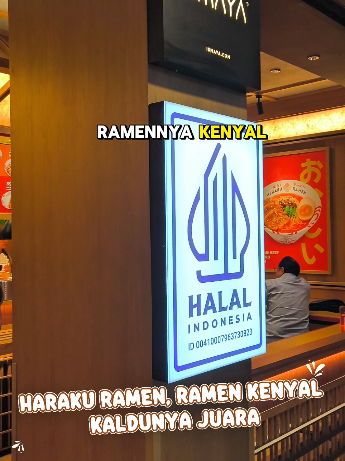 ramen halal, haraku ramen juaranya #harakuramen #ramenhalal 