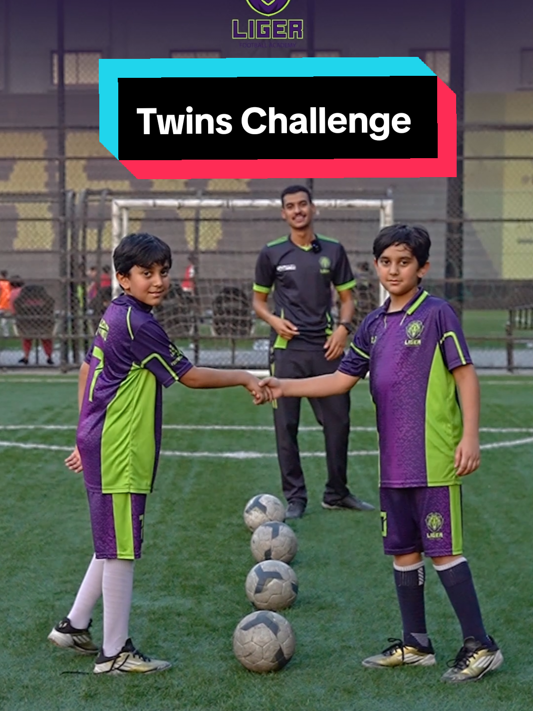 تحدي يحسن سرعة ردة الفعل عند الاعب، و يعتبر تمرين ترفيهي و تحدي تنافسي للاعبين  يطور مهارة الاحساس بالكرة.  #البحرين #challenge #كرة_قدم #football #Soccer @Liger Academy 