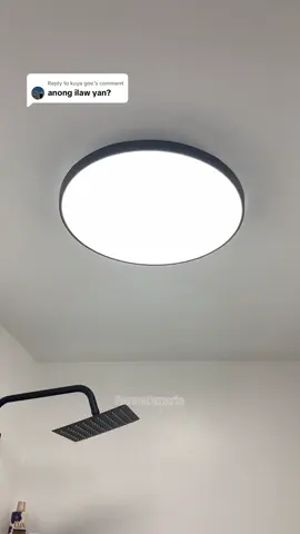Replying to @kuya gov. LED Ceiling Light Tri-Color na po and waterproof na din. #light #bathroomlight #bathroomlighting #nordiclight #nordicstyle #nordichome #bathroom #bathroomdesign #bathroommakeover #bathroomdecor #ledlight #ceilinglight 
