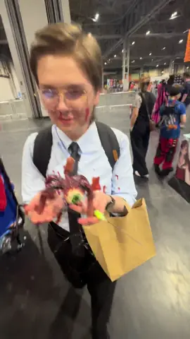 @Illustrated by Leigh reanimating those deals round @MegaCon Live Brum last year🤩 #jet2holidays #megacon #comiccon #reanimator #herbertwest #cosplay 