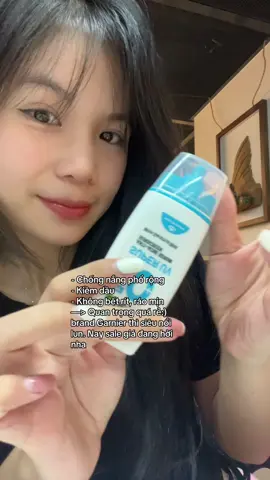 Huhu sao k ra mắt ẻm sớm hơn brand ơiiii #garniervn #kemchongnangphorong #chongnang #uvdefender #chongnangkiemdau 