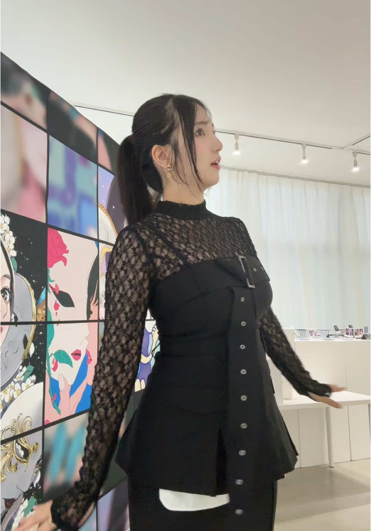 途中からポニーテールした！男の人は揺れるものが好きって聞いたから‪‪❤︎‬笑