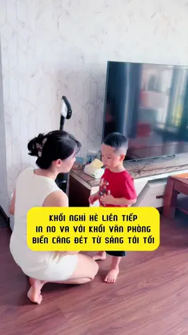 Khối nghỉ hè liên tiếp IN NO VA với khối văn phòng. #huynhansam #cuocsonghuynhansam #anhbansamvuive #meconnhansam #giadinhnhansam 