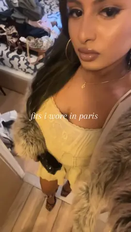me n my fur are locked in 💋 #paris #furyou #fyp #foryou #girlsholiday #fitcheck #holidayfits #paris2025 #y2k  #OOTD #fashion
