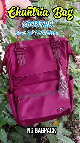 Chantria Bagpack made from nylon material #chantria  #qualitybags  #bags  #bagforwomen  #bagpack  #foryou 