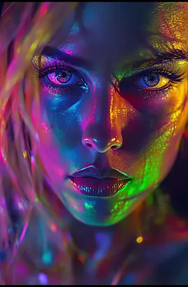 In my mind, in my head... #ai #color #vibrant #beautiful #melancholy #neon 