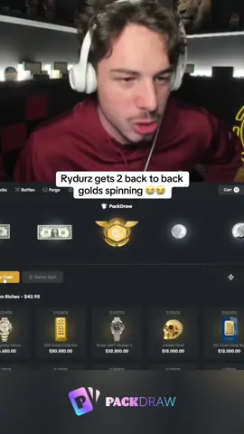 Rydurz gets 2 back to back golds spinning 😭😭 #kickstreaming 