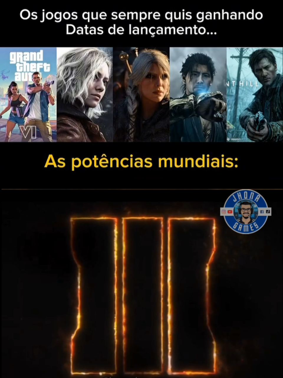 Pow bem agora 😥 #jogos #games #gamer #videogames #residentvill #thewitcher #silenthill #gta 