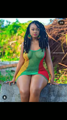 Real Jamaican Girl Enjoys the Beauty of Mother Nature and listens to her favorite Soul Warriors Music called 