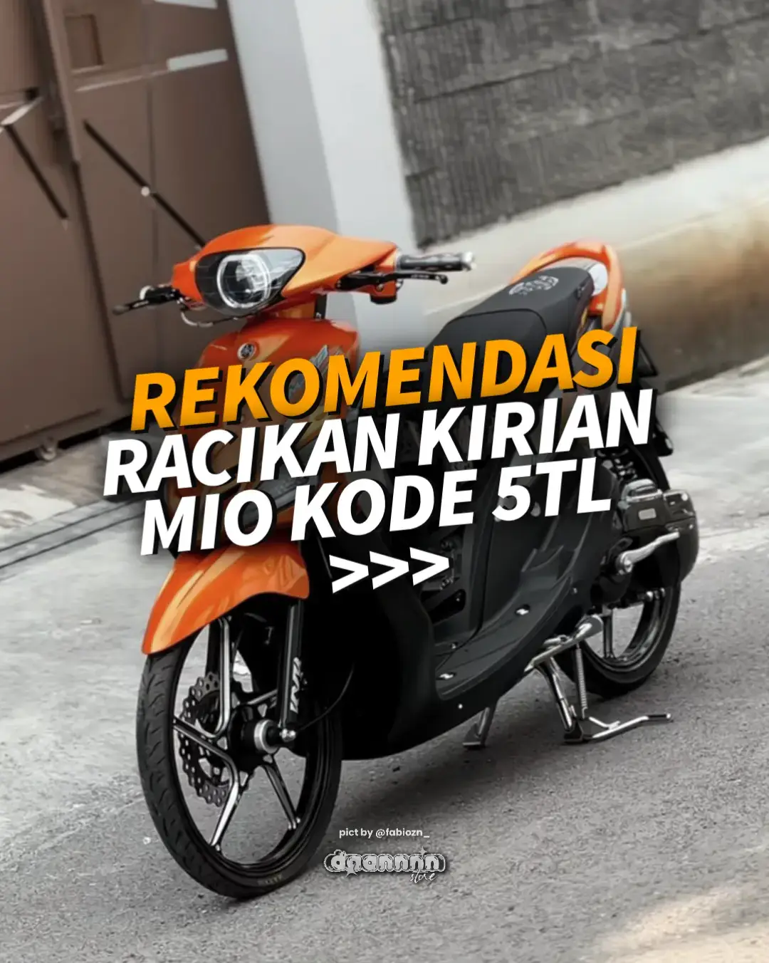 kirian 5tl v2 - mio ganteng @fabiozn_ 🤩 #kirianmatic #miosporty #miomodifikasi #mio5tl #5tlgank🚀 