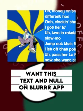 Want this simple null and text on blurrr app ??#blurrrapp #blurrrcreator #blurrrapptutorial #tutorial #learn #helpingeditors #puo #neweditors #mographs #transitions 