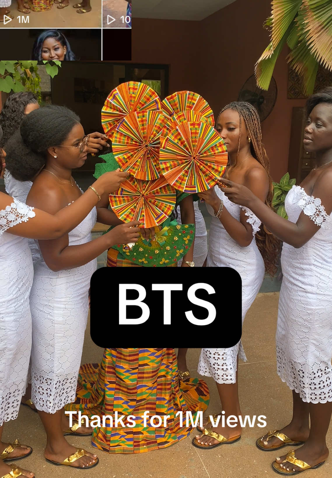 Thanks for the 1M views ! Here is a BTS —> don’t laugh at my voice , I was just exhausted 🙃 the result is pin at the top ! @manuella Keshia 😍 #weddingtiktok #weddingtransition #kentecloth #ghanatiktok🇬🇭 #ghanatraditionalwedding #eweweddings #lokpo #logbo #krobo #krobobeads #africanwedding #nigeriantiktok🇳🇬 #nigerianwedding #bts #bringoutthebrideoooo😍💃🏻 