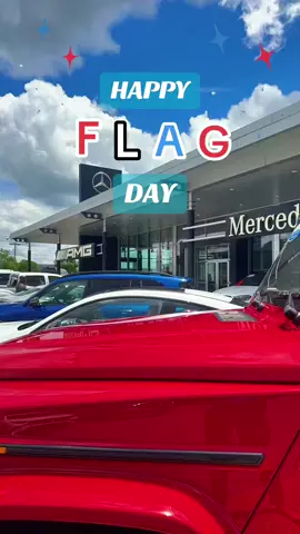 Because nothing says ‘freedom’ like driving off the lot in your dream car 🇺🇸  • •  #FlagDay #mercedesbenz #Cartok #dealershiplife #dealershiplife 