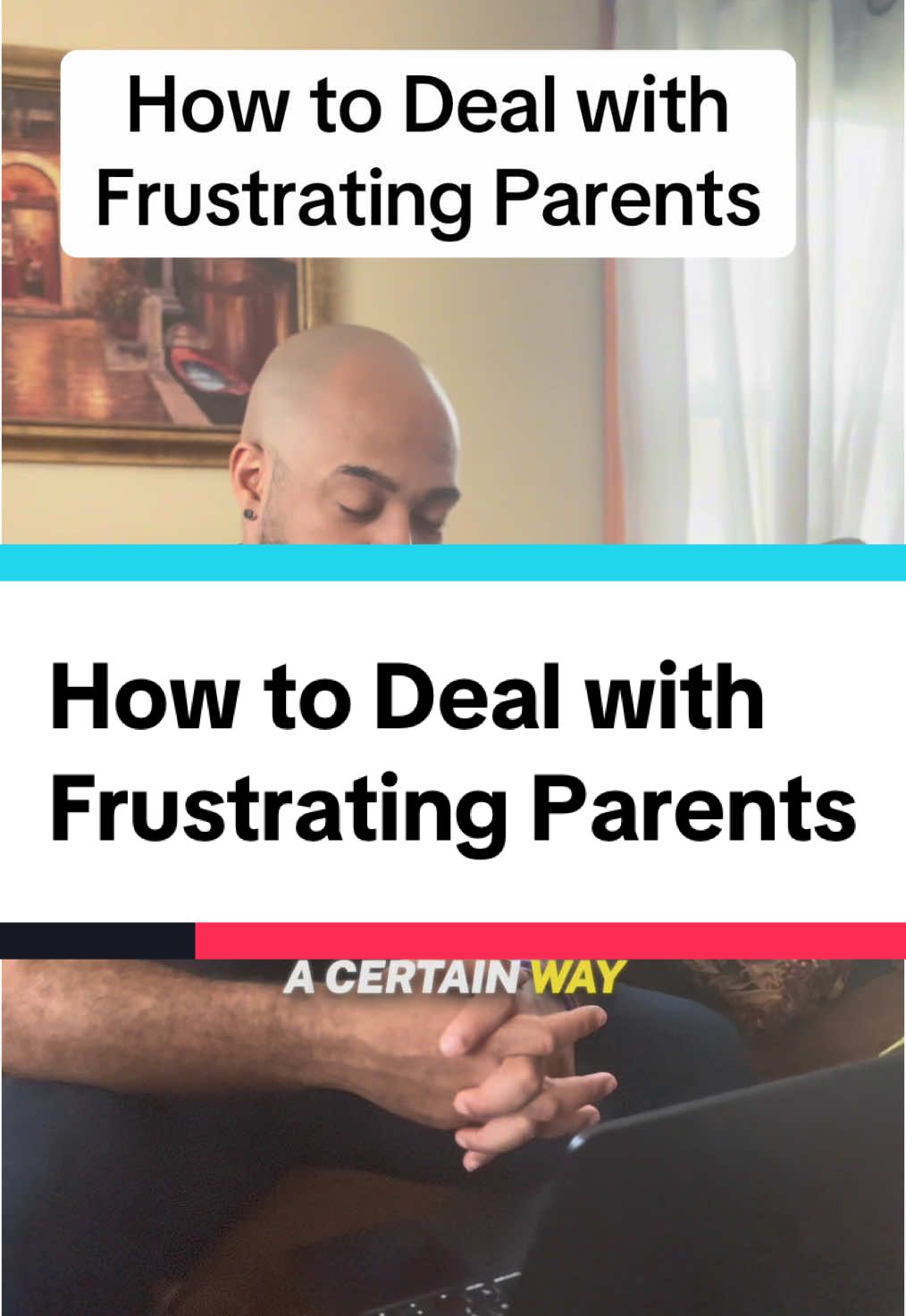 Learn to accept your parents as they are as a first step to have a better relationship with them.  #menscoaching #mensadvice #familyproblems #selfhealing 