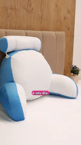 Travesseiro De Encosto Para Descanso e Relaxamento.