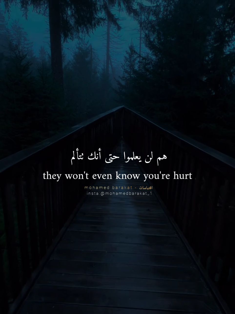 هم لن يعلموا حتى أنك تتألم ..!! they won't even know you're hurt .  welcome to my world . . دعمكم يحفزني علي نشر المزيد 🖤 . . #اقتباسات #اقوال #كتاب #عبارات #اكسبلور #اقتباسات_محمد_بركات #اقتباسات_مترجمة #مترجم #Love #lovequotes  #اقوال_مأثورة #explore #quotes  .
