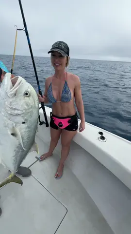 Fishing  Jack Crevalles 😅 These guys are soooo strong hopefully I’ll catch something different on the next cast I can eat 😂🎣👀 Defintely got my workout in for the day! #fishinglife #livebait #fishingtiktoks #girlswhofish #fishingadventures #boat #fishing #foryou #offshore #fishingtrip 