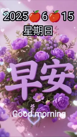 #早安吉祥🍎🍎🍎 2025/06/15 感恩父亲节💖 周日愉快♥️顺心如意♥️ Good morning ☕  Happy father's Day 🎂