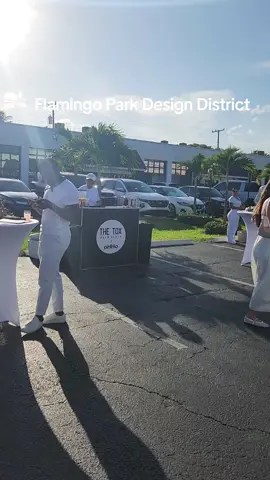 Yesterday was a marathon of social events. First I started at the #FlamingoParkDesignDistrict all-white party in #westpalmbeach where the champagne kept flowing, honey! That's #PalmBeach life