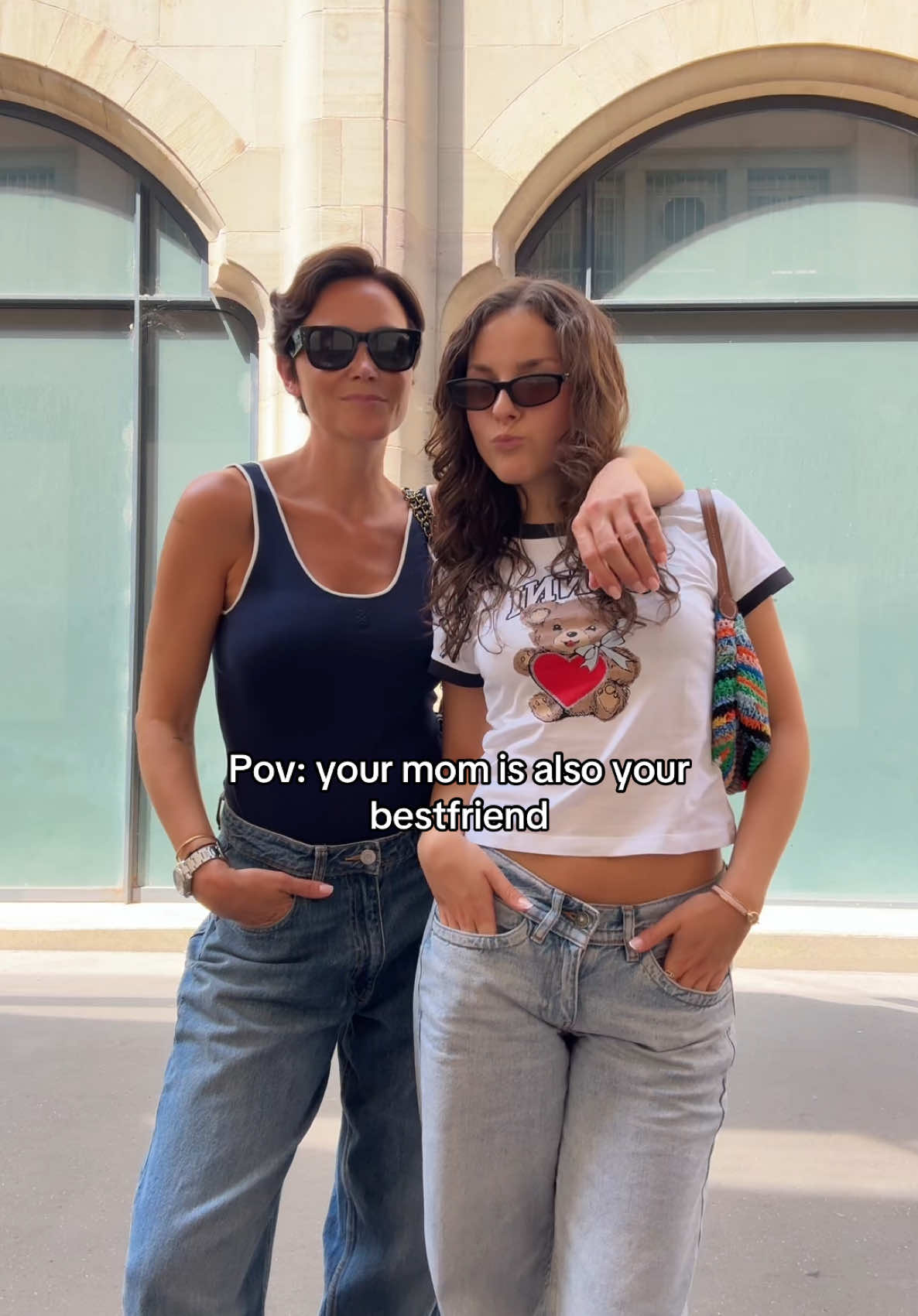 She’s too iconic @mademoisellesoph #momanddaughter #relatable #yourmomisyourbestfriend 