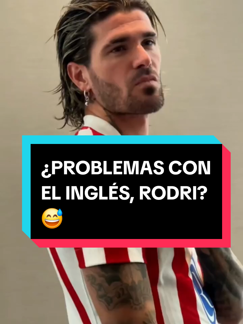 ¿PROBLEMAS CON EL INGLÉS? 👀😅 A Rodrigo #DePaul le pidieron una gran sonrisa y no lo entendió  @Atlético de Madrid  #TikTokDeportes #RDP #Rodrigo #Ingles 