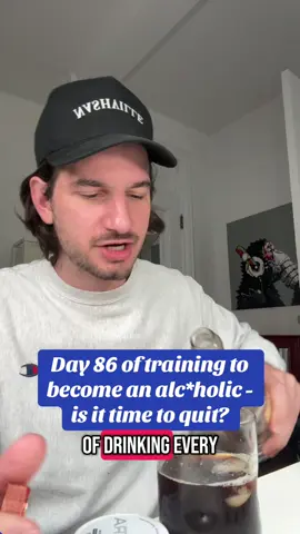 Day 86 of training to become an alc*holic - is it time to quit? #drinking #drinkwithme #storytime #drinktoks #daydrinking #drinkingstory #caffeineaddict #drinktok 