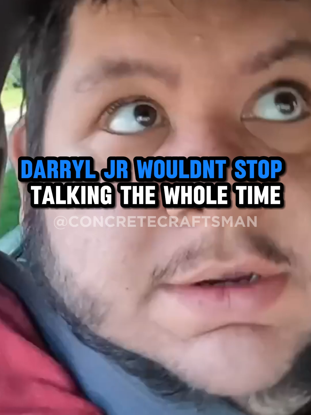 Darryl jr wouldnt stop talking the whole time #fyp #concrete #concretelife #victoryoutdoorservices