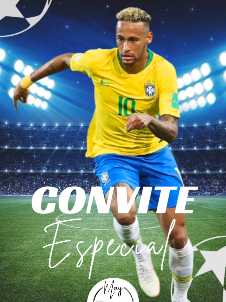 🚨 NOVO MODELO DISPONÍVEL! 🚨 Convite digital animado no estilo Neymar Jr ⚽💛 Surpreenda seus convidados com esse golaço de convite! Animação de craque, estilo de campeão e uma festa que já começa no vídeo! Quem viu… quis ser convocado também! 😎 💬 Chame no número da bio e garanta o seu personalizado! 🎥 Receba um vídeo pronto pra enviar para os convidados! #ConviteDigital #NeymarJr #FestaDeCraque #ConvitePersonalizado #ConviteAnimado #MãesQueVendemm #EmpreenderComAmor #TikTokVendas