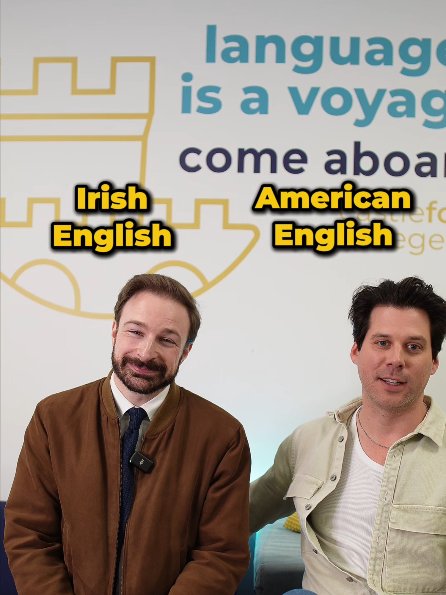 🇺🇸🆚🇮🇪 An American trying to make sense of Irish slang… how do you think he did? 😂 🎥 Watch the full video and let us know if you understood any of the slang! 😅 #learnenglish #studyabroad #englishschool #ireland #dublino #studyenglish