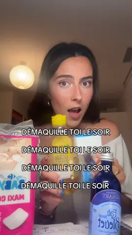 les copines qui se démaquillent pas en rentrant de soirée on vous voit 😡 #demakeup #mimicracra #skincare 