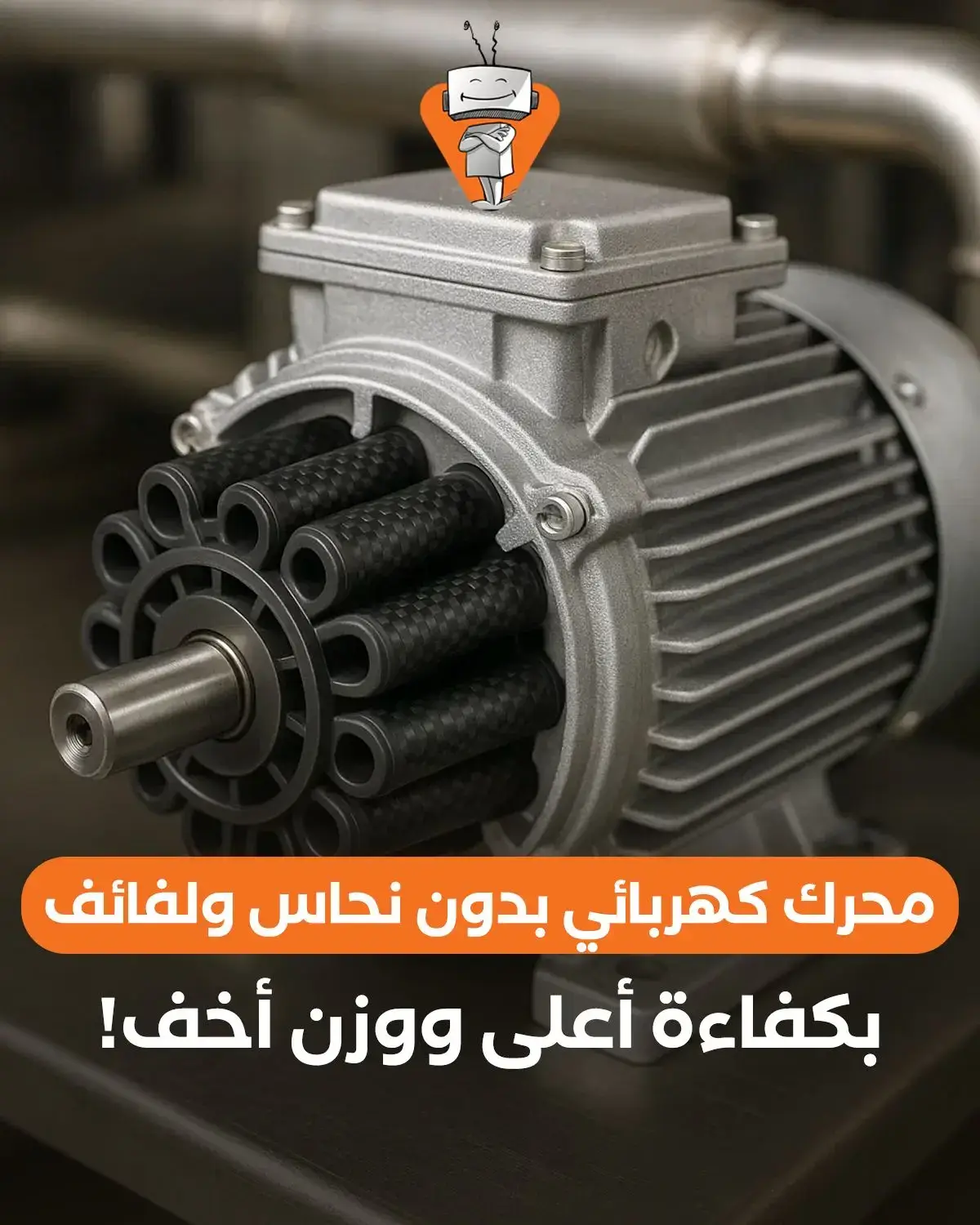 باحثين من كوريا الجنوبية گدروا يسوّون شي كان قبل أشبه بالحلم: محرك كهربائي بلا نحاس، بلا لفائف تقليدية… واعتمدوا بدالها على أنابيب الكاربون النانوية، وهي مادة خفيفة، مرنة، وتوصل الكهرباء بكفاءة أعلى بـ130% من الأسلاك النحاسية! ليش هالاختراع مهم؟ - يقلل وزن المحركات بشكل كبير  - يحسّن الأداء  - يفتح أفق جديد للسيارات الكهربائية والطائرات  - ويخلينا نبتعد عن استخدام المعادن الثقيلة والمكلفة صحيح لحد الآن أكو تحديات مثل ارتفاع الكلفة وتأثير التصنيع على البيئة، بس الطريق نحو محركات أخف وأقوى صار أقرب من أي وقت. #ابو_العريف