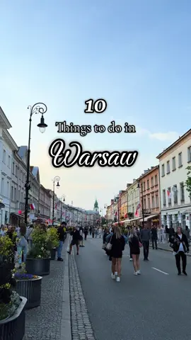 10 things to do in Warsaw! #warsaw #poland🇵🇱 #europe #thingstodo #sightseeing #travel #travelling #traveltiktok #fyp 