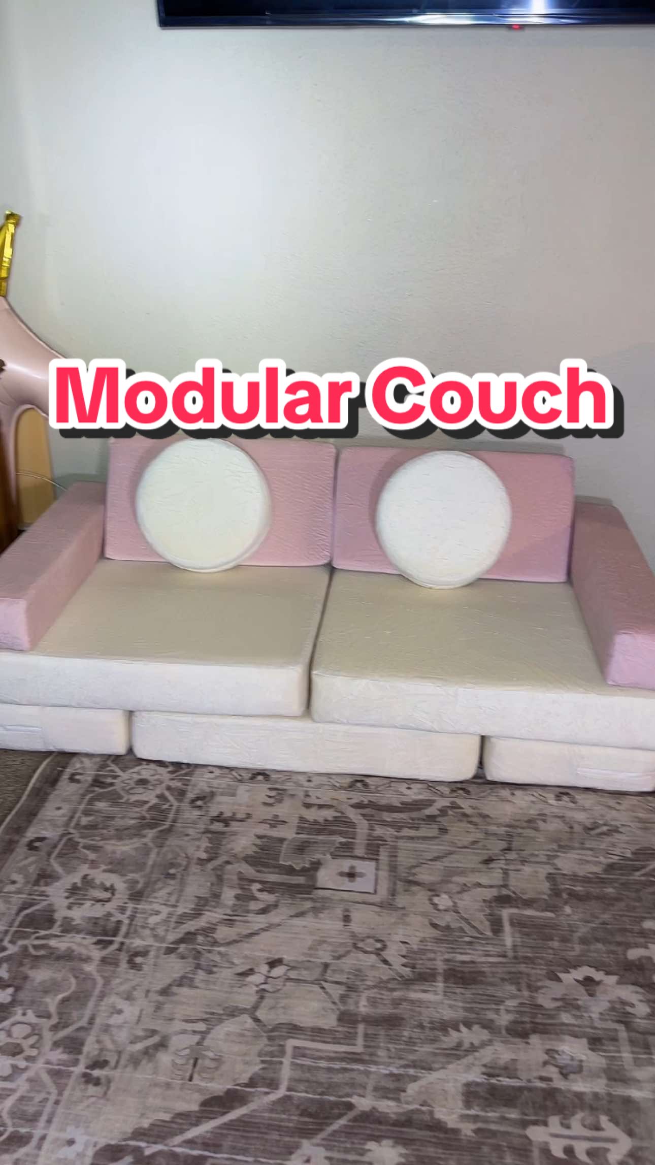 Lamerg Modular Play Couch, Couch with Washable Velvet Cover for kid 3+ years old, Modular Couch for Boys and Girls, Convertible Foam and Floor Cushion for Playroom this is us poster#TikTokShop #tiktokfind #🧿 #fyp #foryoupage #tiktokstudio 