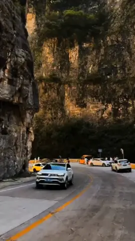 Massive Rockfall Buries Road With Vehicles #AI #PippitAI 