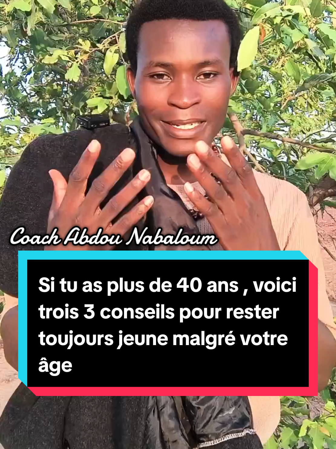 Voici trois 3 conseils pour rester toujours jeune malgré votre âge #motivation #success #developpementpersonnel #coachabdounabaloum 
