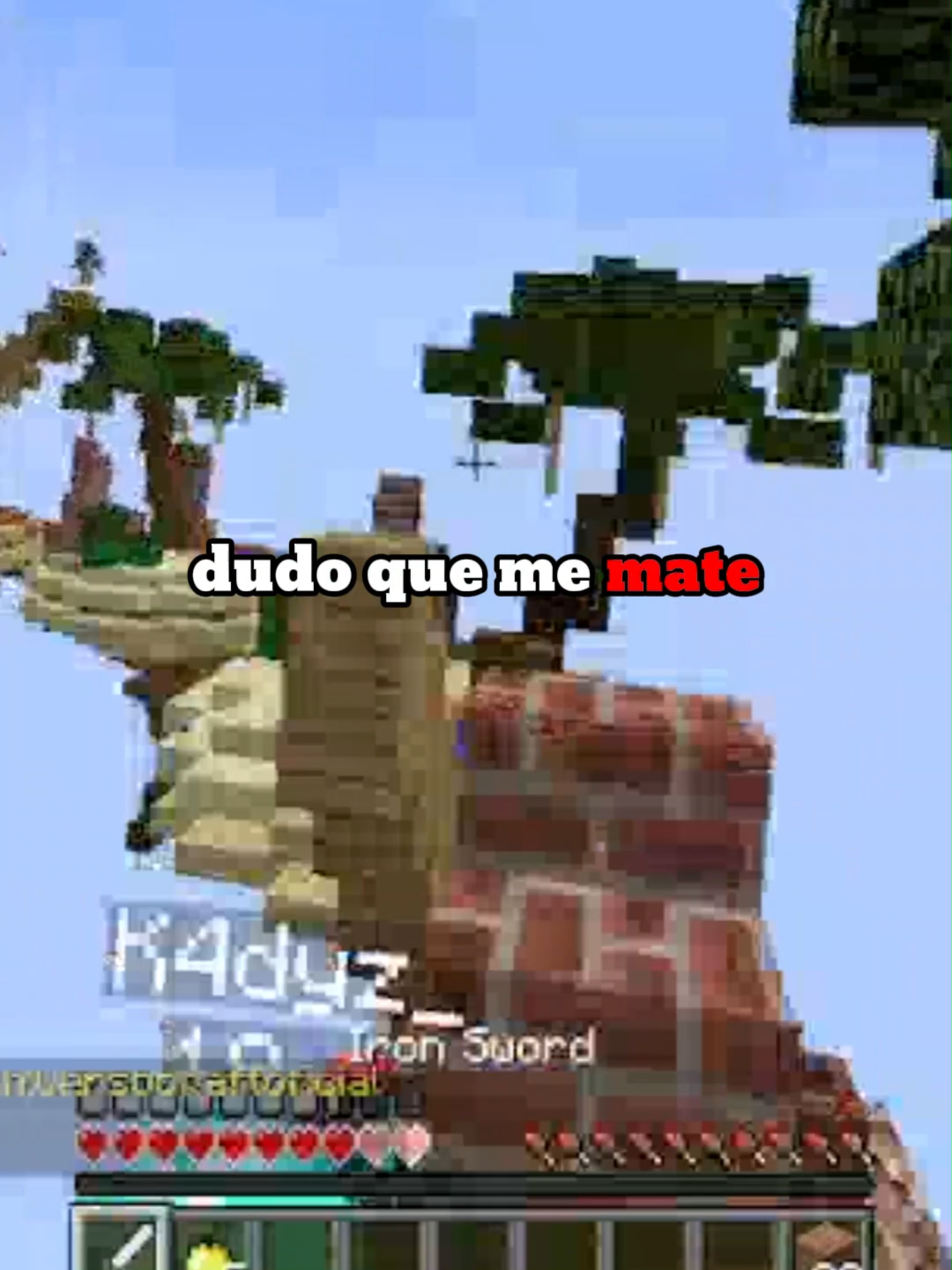 papis, es mi idea o no duran nada los pvps?😔👊 #Minecraft #minecraftmemes #skywars #skywarsminecraft #universocraft #CapCut #trexthos