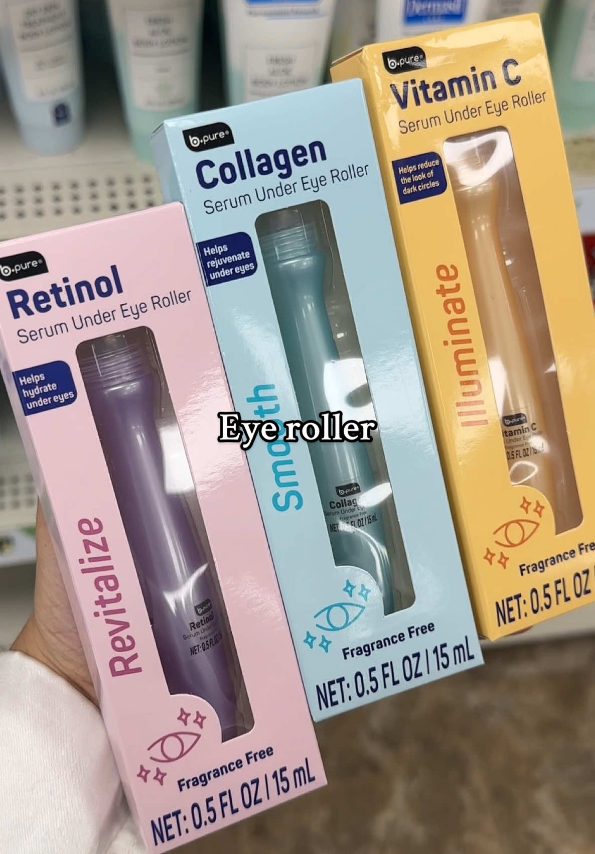 Déjame tu experiencia en los comentarios si ya lo usas 🙏🏻 Ligero, calma, desinflama e hidrata la zona. Llevo días usándolo y me gusta mucho, tengo el de collageno y vitamina C👌🏻 @Dollar Tree #dollartree #parati #fyp #mariavduranc #shopping #contentcreator #momlife #dollartreefinds #retinol #collagen #vitaminac #eyeroller #CapCut 