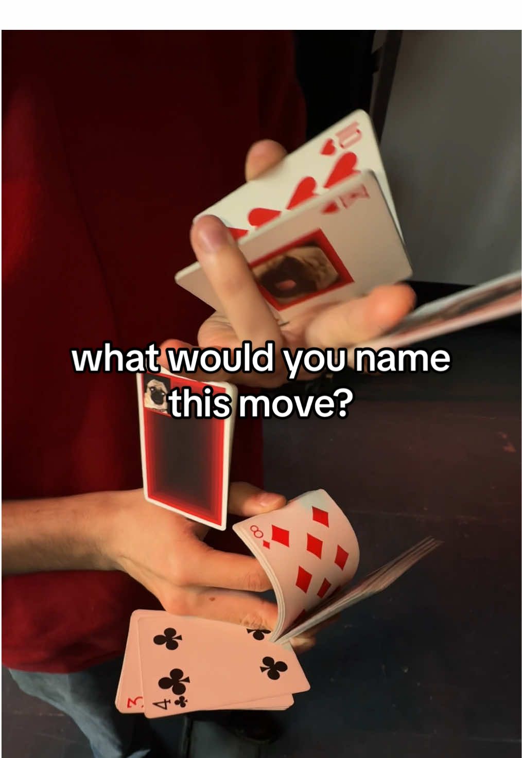 Do you think they’ll let me shuffle the cards on poker night #cardistry #fyp 