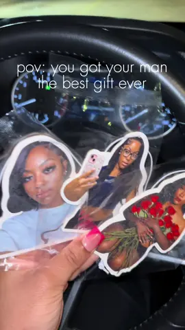 it’s me , I’m the gift 😊  @Customfreshies  #fyp #carairfreshener #carairfresheners #customcarairfreshners #caraccessories #girlcaraccessories #viral