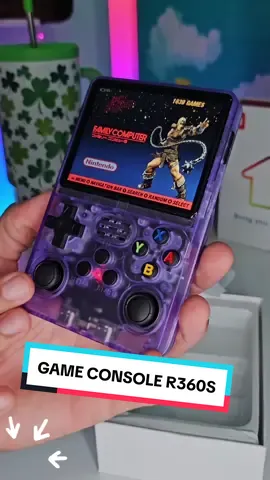 O meu Game console chegou e eu estou adorando 🤩📦✨ #tiktokshopchegou #gameconsole #r36s #gameboy #videogame #minigame #tiktokshop 