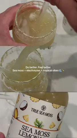 Soda who? 👋 This piña colada sea moss lemonade is giving tropical glow + actual health benefits 🍍✨ Drop the sugar crash and sip something that does something 💛 @trueseamoss  #creatorsearchinsights #trueseamoss #seamossdrink #guthealthglow #piñacoladavibes #dropthesoda #seamossbenefits #wellnesstok #tiktokmademetryit #healthyswap #drinkbetterfeelbetter 