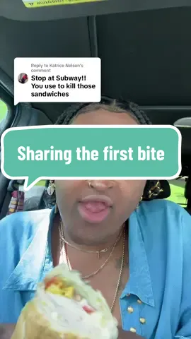 Replying to @Katrice Nelson #SharingThefirstBite  ##LynnSpiritSubway#L#LynnSpiritEatingSubVideosSu#Subway0I#10InchSubnn#LynnSpirite#UsherSon