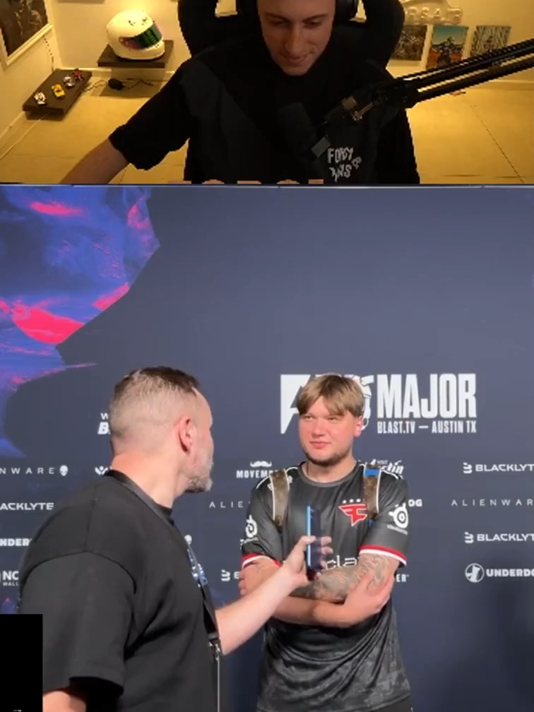 ¡Vamos GOAT! 🐐  @s1mple.akka se metió en los playoffs del Austin Major y pudimos charlar con él justo después de esta tremenda victoria. ¡Vamos Sashita! 🤩   #ANKARAMESSI #windingo #S1mple #major #austin #texas #FaZe #counterstrike #austinmajor #cs2majorfunny #baldu #straka #cs2 #cs2funny #csgo #fyp #austintx #cs2pickems #csgofunny