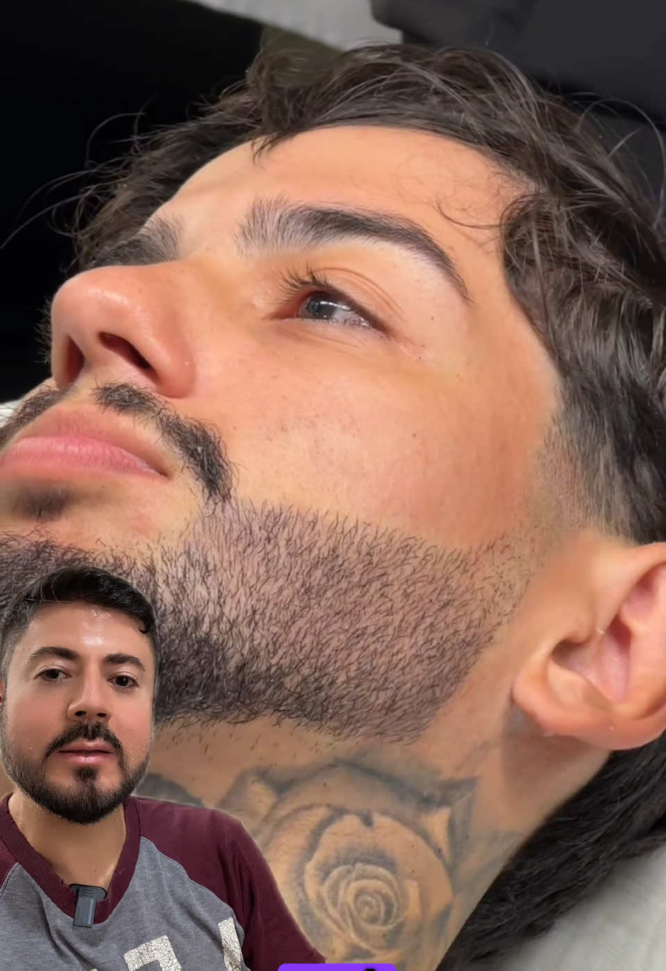 Barba con Micro pigmentación, una buena decisión #belleza #tutorial #tendencias #wow #cabello 