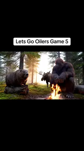 Barrie The Beaver and Bigfoot cheer on the @Edmonton Oilers in game 5 #fyp #Vlog #bigfoot #bigfootisreal #Outdoors #canada_life🇨🇦 #bigfootvlog #edmonton #edmontonoilers #hockey #barriebeavervlog #barriebeaver #panthers #game5 