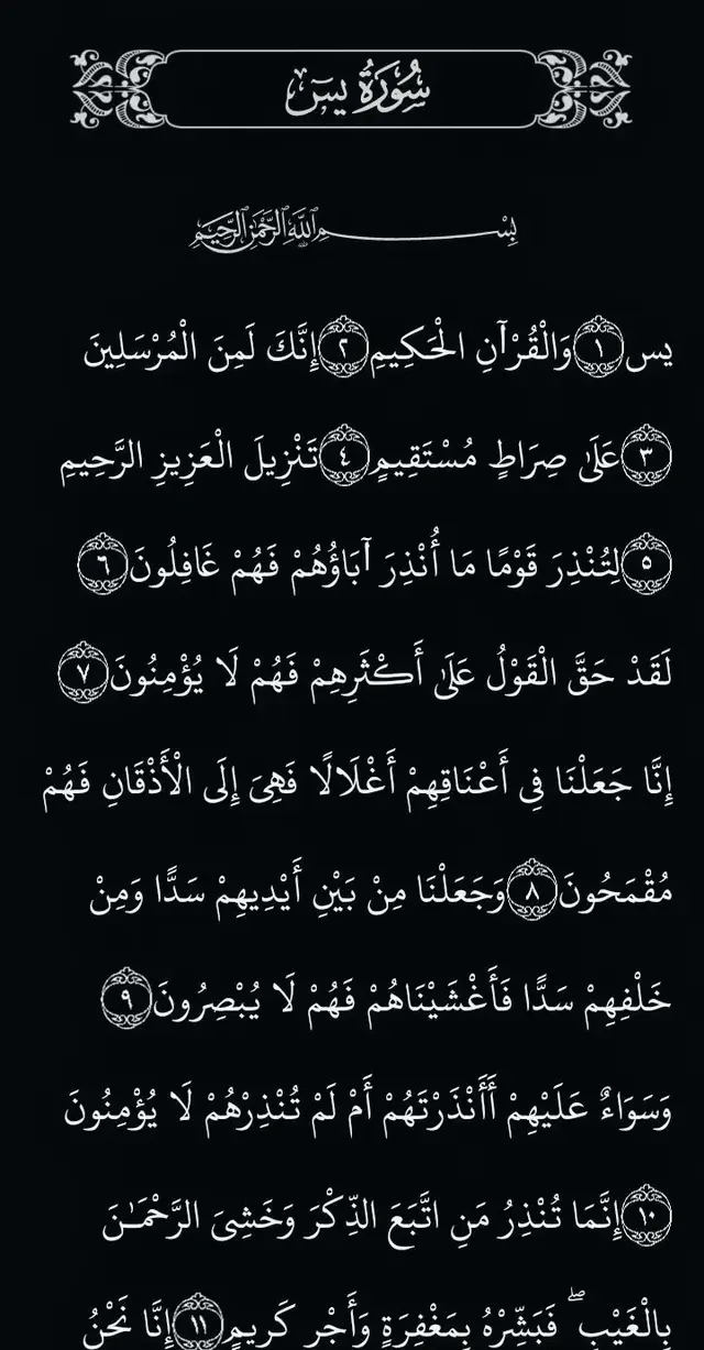 سورة يس #ارح_سمعك_بالقران #fyp 